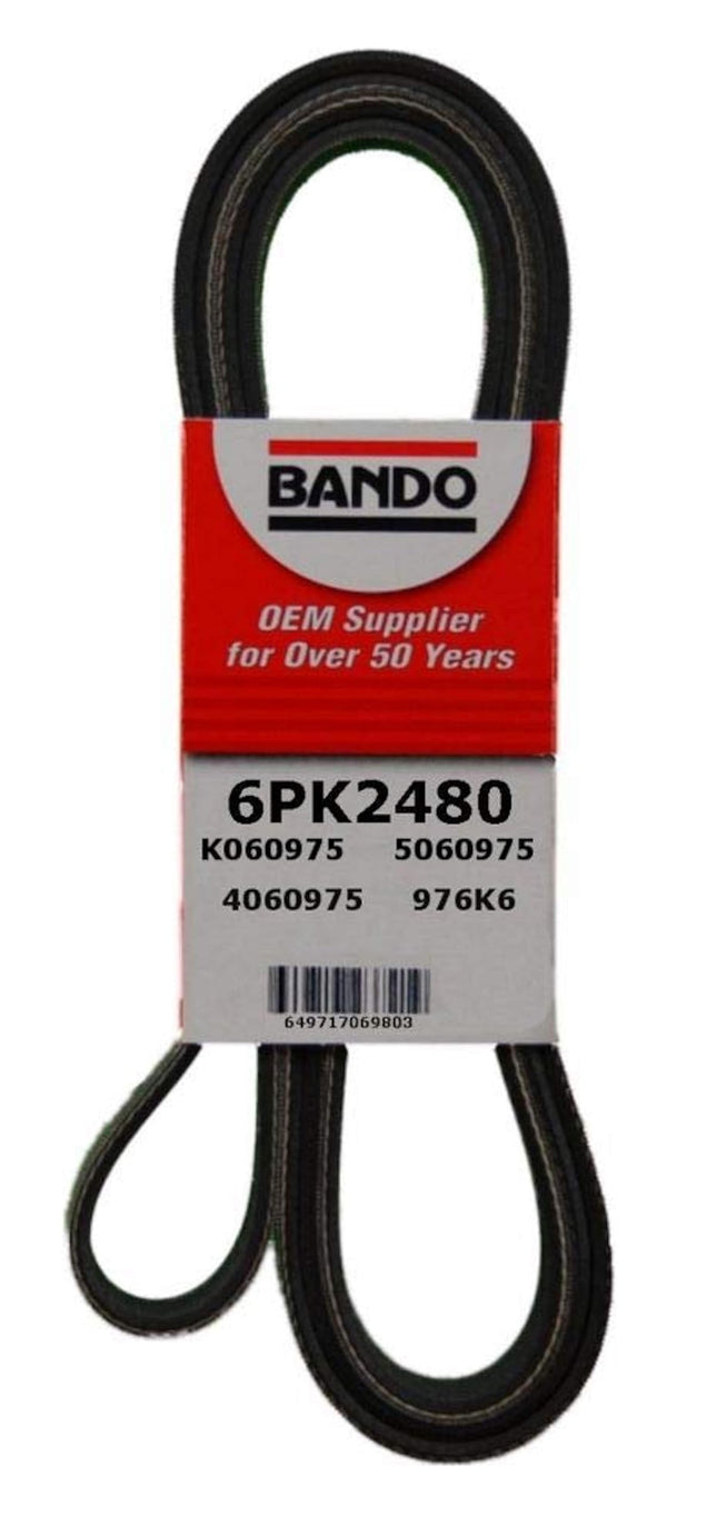 Bando USA 6PK2480 OEM Quality Serpentine Belt