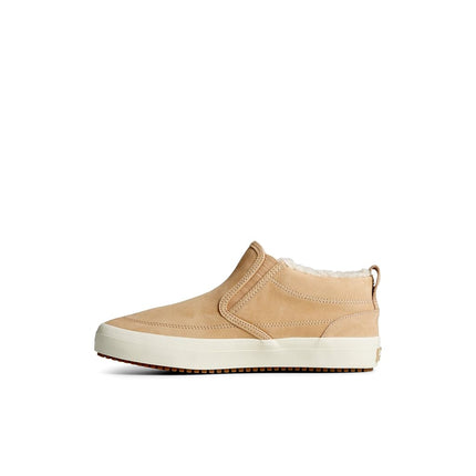 Sperry Zapatilla Crest Lug Side Zip para Mujer, Caqui, 9.5