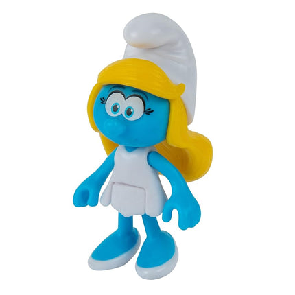 Smurfs VS Gargamel 6 Figure Multipack - 2-Inch Smurfette, Papa, Brainy, Baby, Azrael, 3-Inch Gargamel - Authentic Details