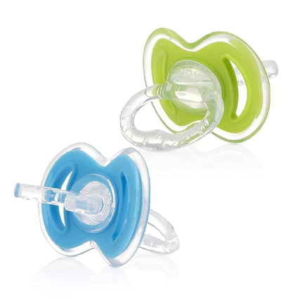 NUBY SOFTFLEX Gum-EEZ First TEETHER 0M+ Boys Blue/Green BPA Free