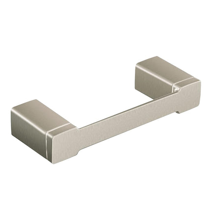 Moen YB8808BN Soporte de Papel Higiénico Giratorio de 90 Grados, Níquel Cepillado