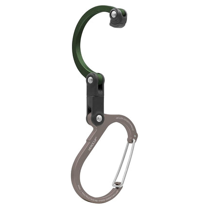 HEROCLIP Carabiner Clip and Hook (Medium) | for Camping, Backpack, and Garage