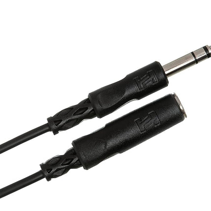 Hosa 1/4-In TRS to 1/4-In TRS Headphone Extension Coiled Cable, 25 Feet