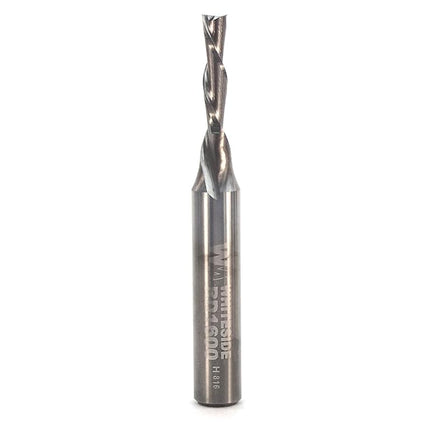Whiteside RD1600 Spiral Downcut Straight Router Bit: 1/8 Inch Cutting Diameter, 1/4 Inch Shank, 1/2 Inch Cutting Length