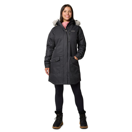 Columbia Women's Suttle Mountain Long Insulated Jacket, Black, XX-Large, Black, XX-Large