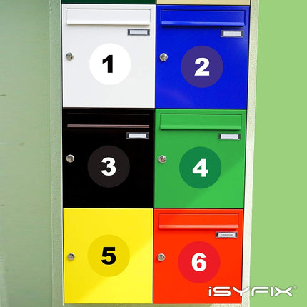 Black Vinyl Consecutive Number Stickers - 1 to 50, 3 inch Self-Adhesive - Premium Decal for Indoor & Outdoor, Ideal for Inventory, Storage, Organizing, Great on Boxes, Bins, Toolbox, Lockers & More