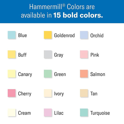 Papier couleur Hammermill, papier imprimante lilas 20 lb, 8,5 x 11 - 1 rame (500 feuilles) - Fabriqué aux États-Unis, papier pastel, 102269C