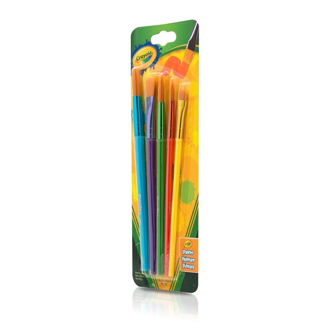 Crayola Arts & Craft Brushes, Assorted 1 ea (Pack of 12)