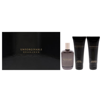 Sean John Unforgivable Gift Set for Men (Pack of 3)