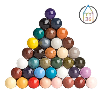 Derwent 2302721 Lightfast Pencils Tin Round,Premium Core Strength,Creamy Texture,Ideal For Fine Art Drawing & Colouring, Professional Quality set of 36,Yellow,Green,White,Salmon,Violet,Brown,Black