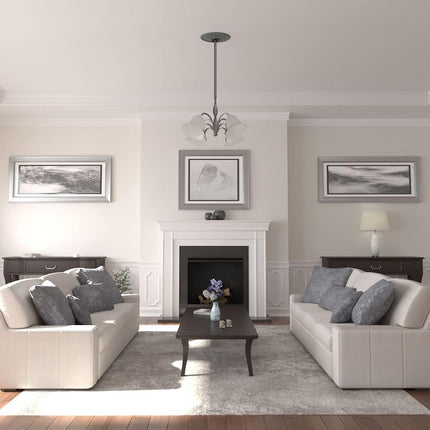 Ekena Millwork CM16OXAGC 16 7/8 W X 11 3/4 H X 1 1/2 P Oxford Ceiling Medallion, Athenian Green Crackle