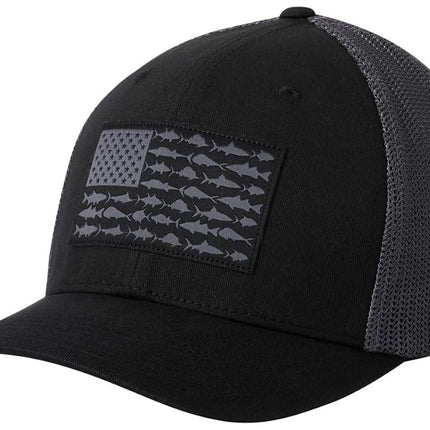 Columbia PFG Fish Flag Mesh Ball Cap