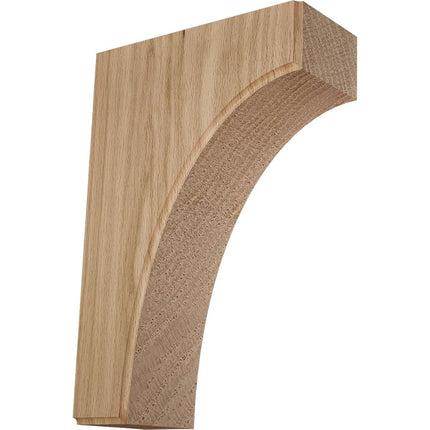 Ekena BKTW04X08X12CVRO 3 1/2-Inch Width x 8-Inch Depth x 12-Inch Height Clarksville Bracket - Red Oak
