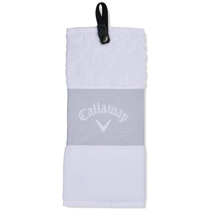 Callaway Golf Tri Fold Towel 2023 White