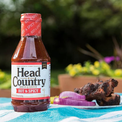 (Hot & Spicy, 4730ml) - Head Country Bar-B-Q Sauce, Hot & Spicy, 4730ml [Region Free]