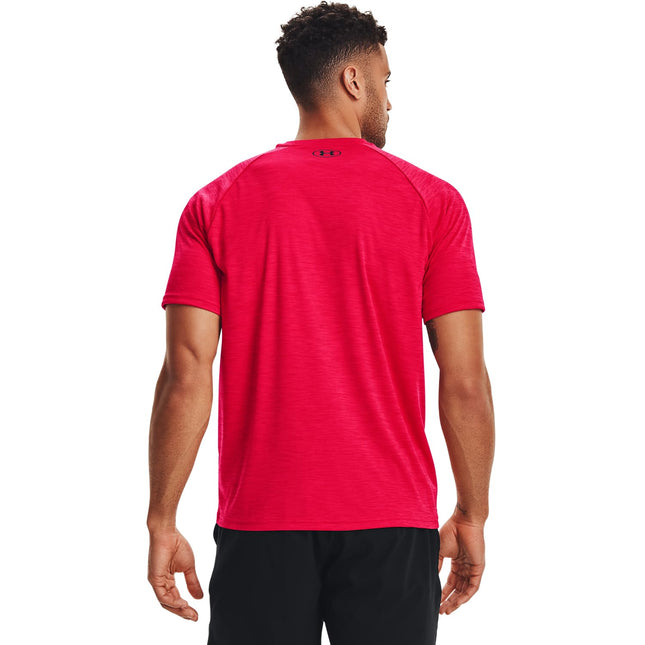 Camiseta de manga corta Under Armour Velocity 2.0 para hombre, (600) Rojo / Negro, S
