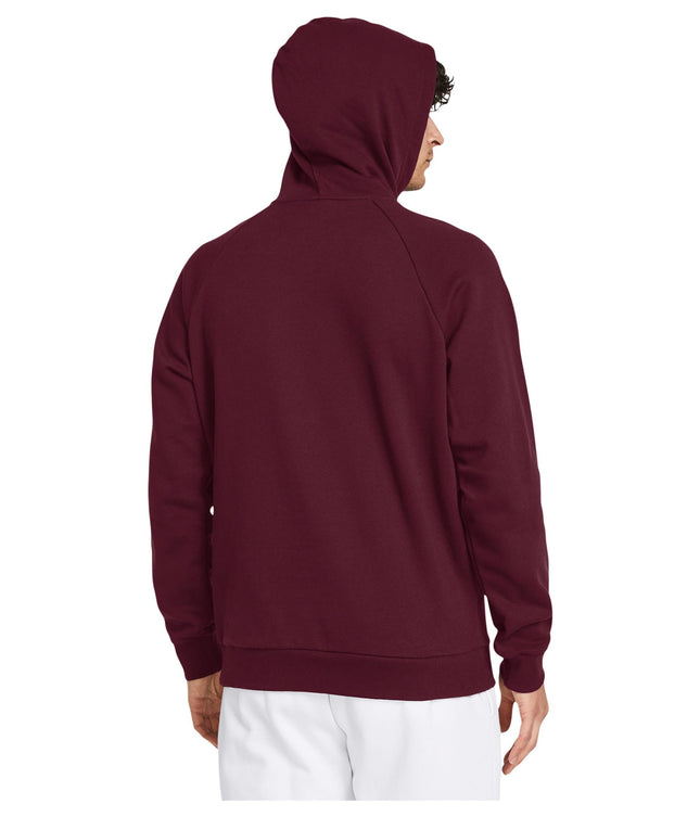 Sudadera con Capucha UA Rival Fleece de Hombre Under Armour, (609) Maroon/White, Small Tall, (609) Maroon/White, S Lang