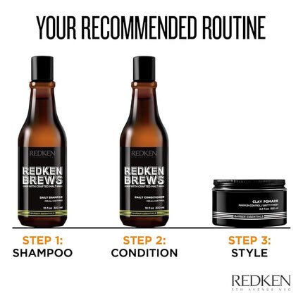 Redken Brews Shampoo, 1 x 1000 ml