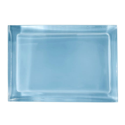 IZOD - Soap Dish, Sleek Resin Countertop Accessories, Dorm Room Essentials, Modern Home Decor (Marina Collection, Blue)