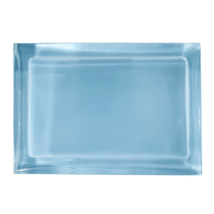 IZOD - Soap Dish, Sleek Resin Countertop Accessories, Dorm Room Essentials, Modern Home Decor (Marina Collection, Blue)