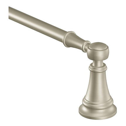 Moen YB8424BN Weymouth 24-Inch Towel Bar, Brushed Nickel