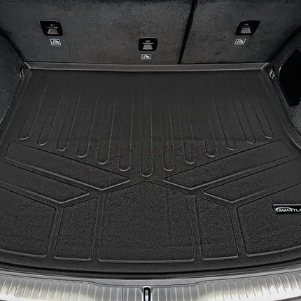 SMARTLINER All Weather Custom Fit Black Cargo Liner Behind The 2nd Row Compatible with 2022-2023 Jeep Grand Cherokee 4XE