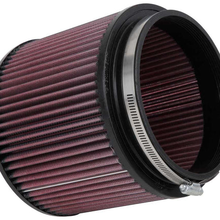 K&N Universal Clamp-On Air Filter: High Performance, Premium, Washable, Replacement Engine Filter: Flange Diameter: 6 In, Filter Height: 6 In, Flange Length: 1 In, Shape: Round, RU-3060