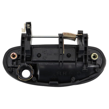 TRQ Left Exterior Door Handle Drivers Side Compatible with 1999-2002 Daewoo Lanos