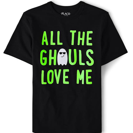 The Children's Place Camiseta gráfica de manga corta de Halloween para niños, Witch Son, XX-Large