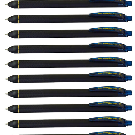 Pentel EnerGel Noir 0.7mm Navy - Pack of 12
