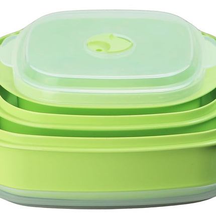 Reston Lloyd Calypso Basics by 6-Piece Microwave Cookware, Steamer and Storage Set, Lime