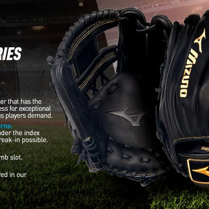 Gant de baseball Mizuno MVP Prime pour hommes, toile profonde 3, couleur camel, 11,75 pouces | Champ intérieur