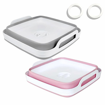 GIMWA 2.4Gal Collapsible Dish Basin with Drain Plu