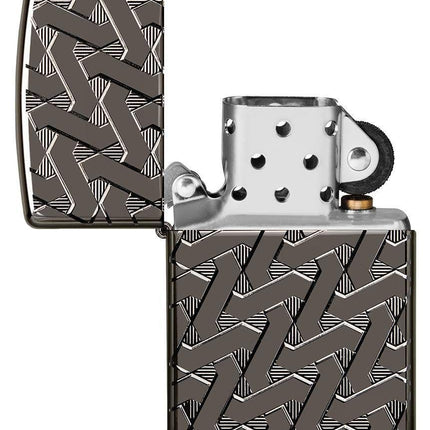 Zippo Black Ice Mesh Armor Lighter