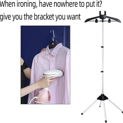 Handheld Garment Steamer Clothes Rack ,Foldable Garment Clothes Drying Rack,Handheld Hanging Ironing Machine Hanger Steam Ironing Machine Accessories Bracket,Handheld Garment Steamer Hanger