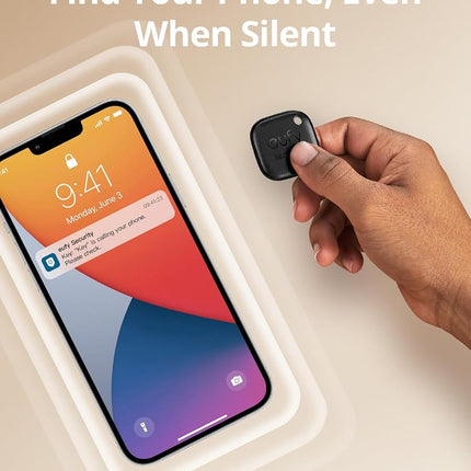 eufy Security SmartTrack Link Bluetooth Item Finder and Key Finder, Works with Apple Find My (iOS only), Find your Remote, Luggage, Phone, and More, Water Resistant (Android Not Supported),4 pack