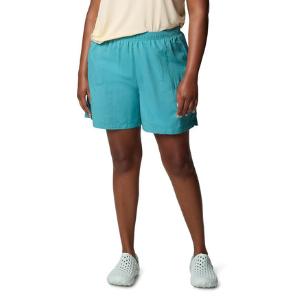 Columbia Women's Sandy River Short Ii, Teal, XXL /