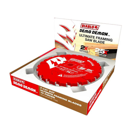 Freud D0724DA 7-1/4-Inch Diablo Demo Circular Saw Blade