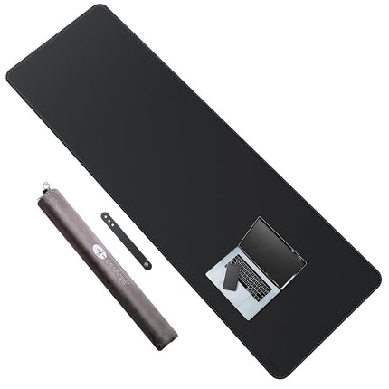 CENNBIE Leather Desk Mat Protector, 190 x 60cm Ext