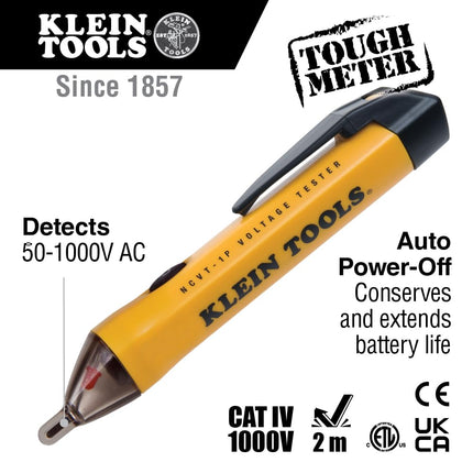 Klein Tools 80113 Tradesmen Backpack Kit with 39-Pocket Tradesman Pro Tool Backpack and Non-Contact Voltage Tester Pen, 2-Piece