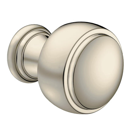 Moen YB8405NL Pomo de gabinete Weymouth, Níquel, 18 pulgadas