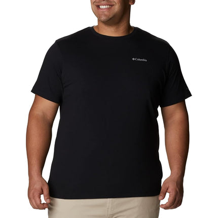 Columbia Men's Thistletown Hills Short Sleeve Hiking Shirt, Black, 3X Tall