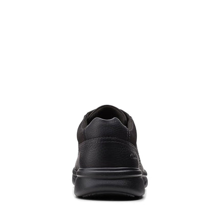 Clarks Mens Bradley Vibe, Black Tumbled, 14 Wide