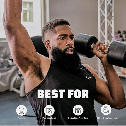 Blender Bottle Pro32 Tritan | Shaker à protéines | Shaker de régime | Bouteille d'eau | avec Blender Ball | 940ml - galet
