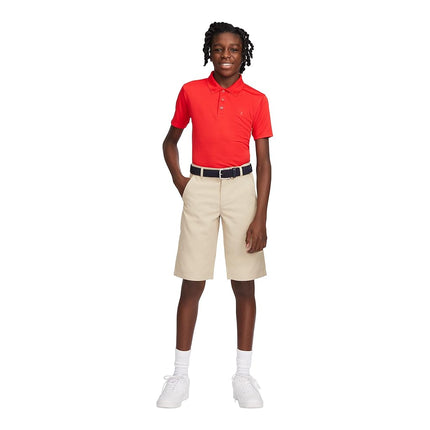 Shorts droits extensibles IZOD Performance Golf Swingflex pour garçons, coloris Poivre Blanc, taille 18