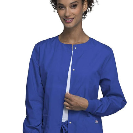 Cherokee Snap Front Workwear Originals Scrub Jacke