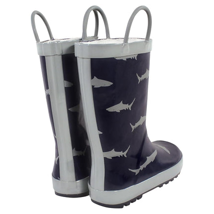 Bottes de pluie Hudson Baby unisexe-enfant, Requins, 8 US Enfant en bas âge