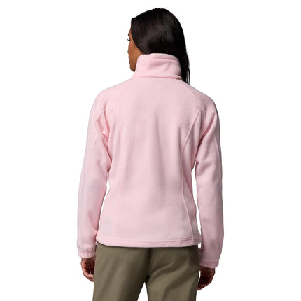Columbia Fast Trek Fleece Full Zip, Fleece Jacket with Zip for Junior Unisex, Pink Satin, XXL