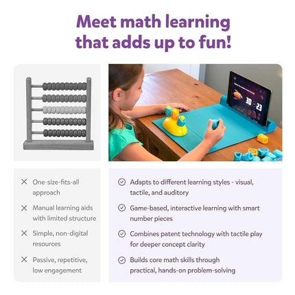 PlayShifu STEM Toy Math Game - Plugo Count (Kit + App with 5 Interactive Math Games) Educational Toy for 4 5 6 7 8 year old Birthday Gifts | Story-based Learning for Kids (Works with tabs/mobiles)