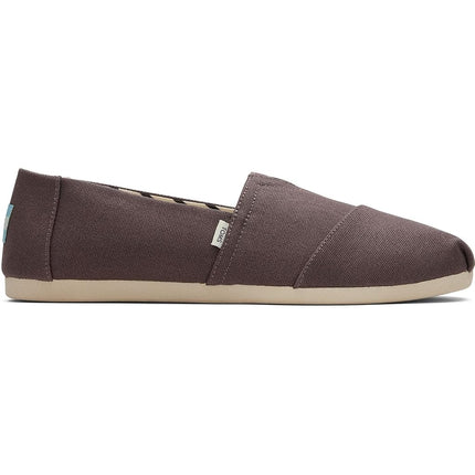 TOMS Mens Recycled Cotton Alpargata Loafer Flat, Grey, 13 UK